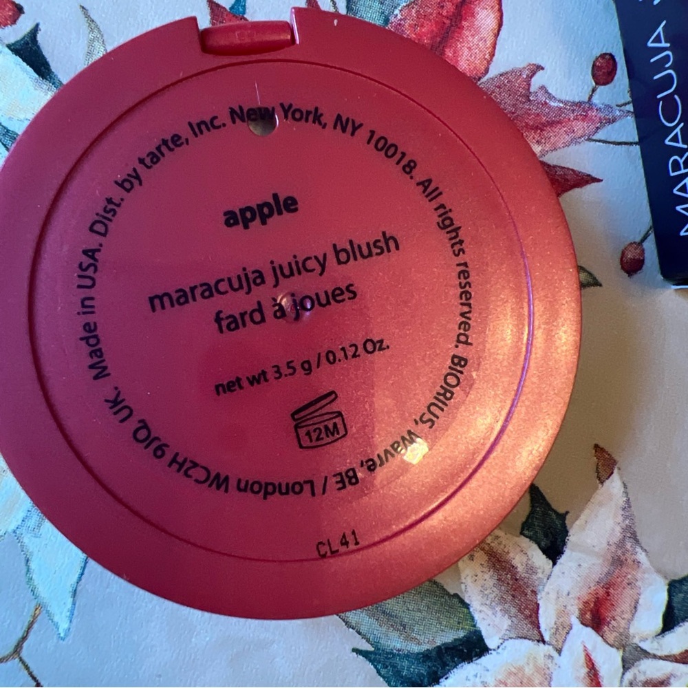 Tarte Maracuja Juicy Blush 💖 Apple 💖Full Size 0.12 oz No Offers! - Picture 6 of 6